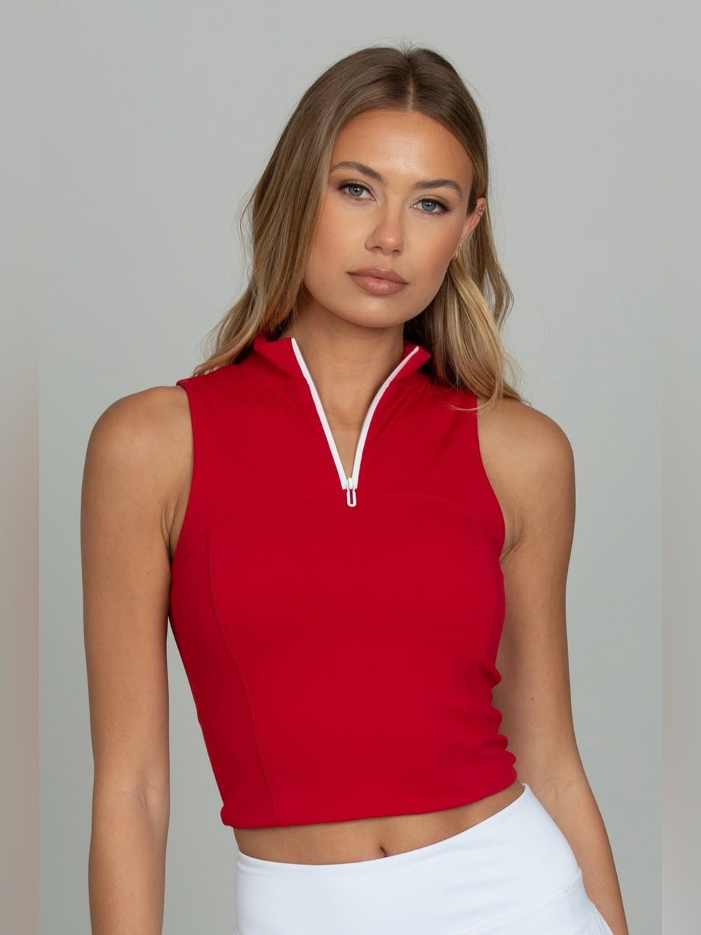Gold Hinge Ruby Day To Night Quarter Zip Golf Workout Top NWOT XL
